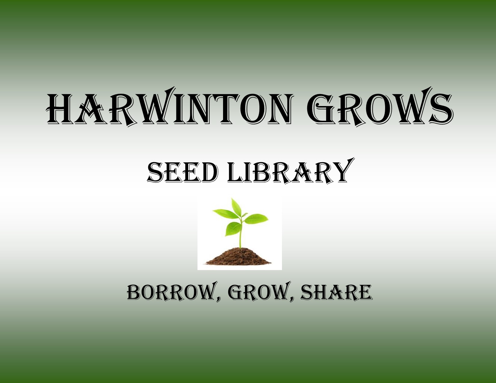 Harwinton GROWS Seed Library