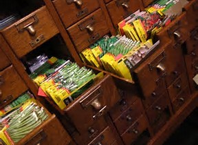 Open seed catalog drawer
