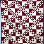 red and white quilt
