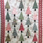 quilt with christmas tree pattern