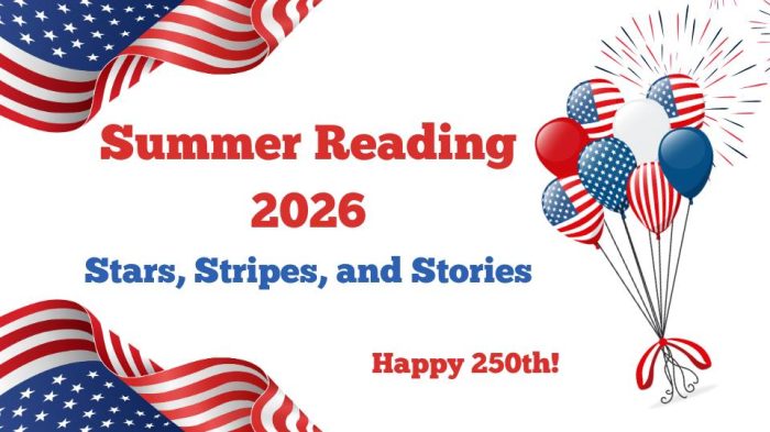 Summer Reading 2026, Stars, Stripes, and Stories