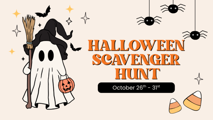 halloween scavenger hunt